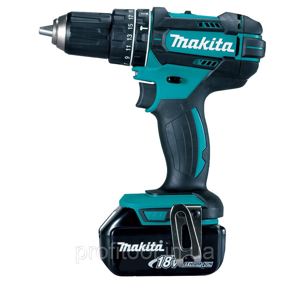 Акумуляторний ударний шуруповерт MAKITA DHP482RFE3