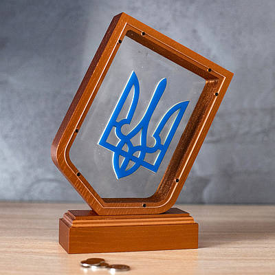 Скарбничка Герб України.Скарбничка Тризуб. Скарбничка дерев'яна Тризуб