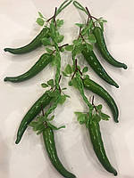 Штучне в'язання перцю.Муляж перцю. Декоративний перець (50 см), фото 6