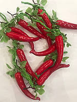 Штучне в'язання перцю.Муляж перцю. Декоративний перець (50 см), фото 8