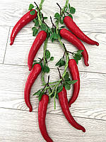 Штучне в'язання перцю.Муляж перцю. Декоративний перець (50 см), фото 9