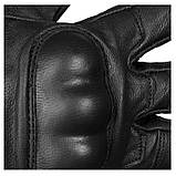 Рукавички тактичні повнопалі шкіряні Mil-Tec GEN.III Black з кісточками 12504102-, фото 4