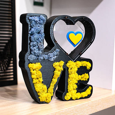 Скарбничка LOVE дерев'яна