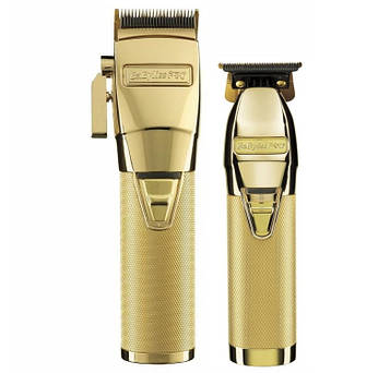 Комбо-набір для стрижки BaByliss PRO Barber Spirit Skeleton Gold (FX8700GE+FX7870GE)