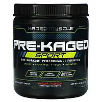 Kaged Muscle PRE-KAGED Sport предтренировочная формула фруктовый пунш 272 г (9,59 унции)