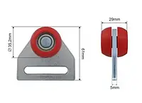 РОЛИК БОКОВОЙ ШТОРЫ 35,2*29*61 KOGEL-KRONE