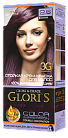 Краска для волос 2.6 Божоле, Gloris