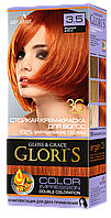 Краска для волос 3.5 Медный блеск, Gloris