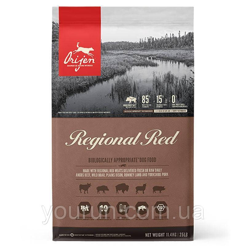 Orijen (Оріджен) Regional Red Dog - корм для собак усіх порід та вікових груп 2 кг