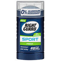 Мужской дезодорант без солей алюминия Right Guard Sport Aluminum-Free Deodorant Invisible Solid Stick 85 г