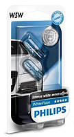 Автомобільні лампи "PHILIPS" W5W (White Vision) (4300K)
