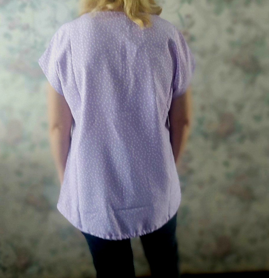 Легкая женская блуза с коротким рукавом (48-56р), доставка по Украине - фото 3 - id-p1188883419