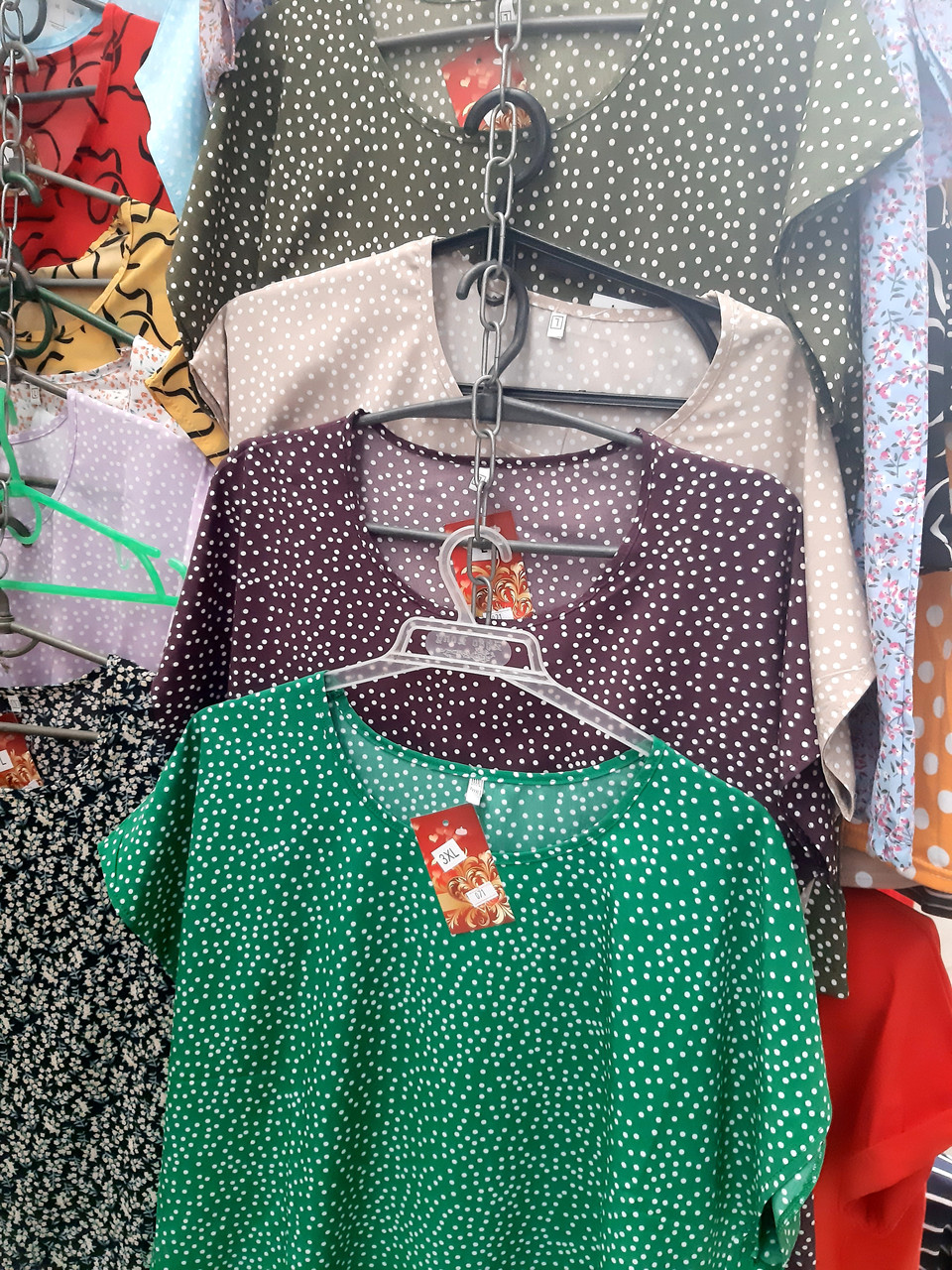 Легкая женская блуза с коротким рукавом (48-56р), доставка по Украине - фото 5 - id-p1188883419