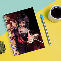 Скетчбук (Sketchbook) блокнот для рисования с Аниме Супер Школа Отчаяния 2