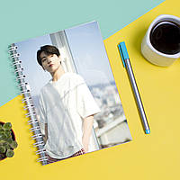 Скетчбук (Sketchbook) блокнот для рисования с  Твой похититель Чон Чонгук - Jungkook Jeon