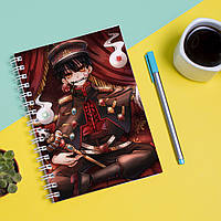 Скетчбук (Sketchbook) блокнот для рисования с  Jibaku Shounen Hanako-kun Туалетный мальчик Ханако 5 А4