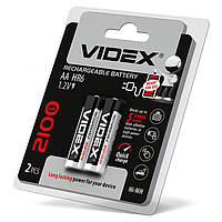 Акумулятори Videx, HR6, AA, 2100mAh, double blister/2шт