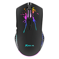 Игровая компьютерная мышь проводная XTRIKE ME GM-215 RGB Black