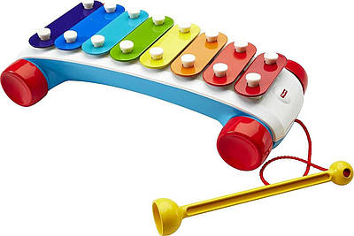 Каталка-іграшка класичний ксилофон Fisher-Price Classic Xylophone, Musical Instrument Pull Toy