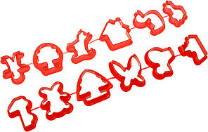 Набір формочок для ліплення та моделювання (12шт) №3791