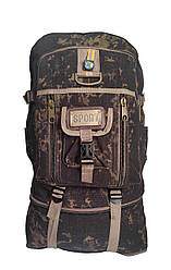Рюкзак камуфляжний коричневий Boya By Sport з регулюванням розміру до 40 л.