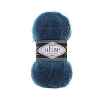 Alize MOHAIR CLASSIC NEW (Мохер Класік) № 403 петроль (Пряжа мохер, нитки для в'язання)