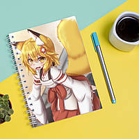 Скетчбук (Sketchbook) блокнот для рисования с  Sewayaki Kitsune no Senko-san-Заботливая 800-летняя жена! А4