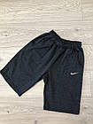 Чоловічі спортивні шорти Nike чорні Найк літні бавовняні, фото 2