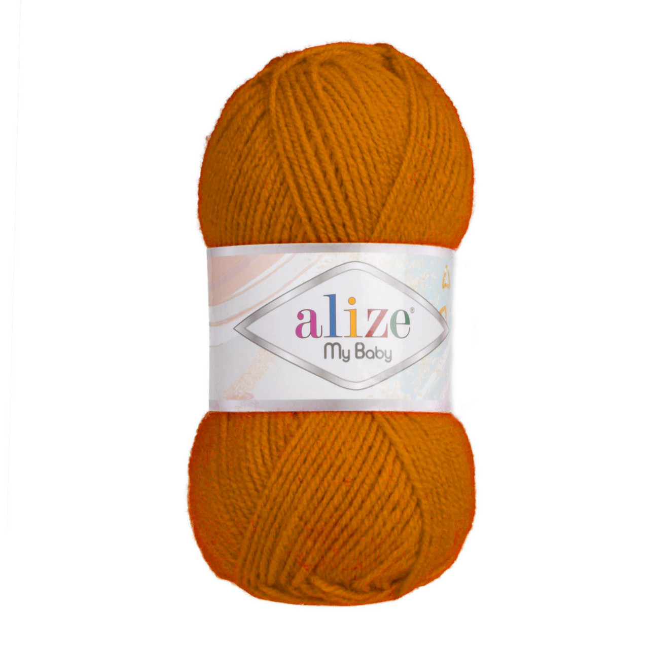 Alize MY BABY (Май Бейбі) № 37 апельсин (Акрилова пряжа, нитки для в'язання), фото 1