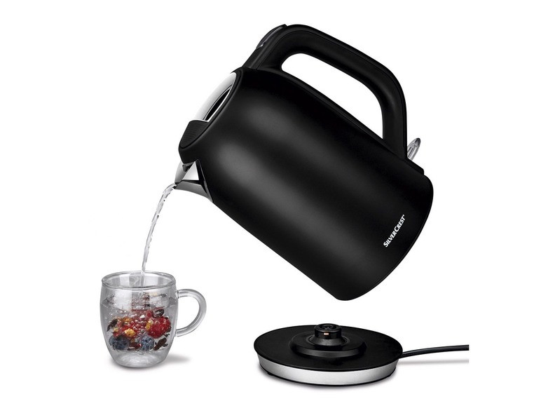 Електрочайник SilverCrest swks 2400вт G2, 1.7 л, чорний, фото 1
