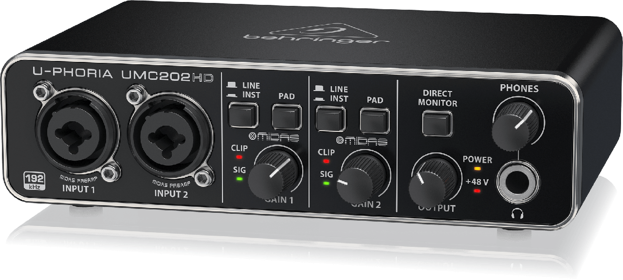 Аудіоінтерфейс Behringer UMC202HD, фото 1