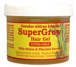 Гель для волосся Supergrow — екстрафіксація, 4 унції (фриканська формула)