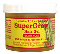 Гель для волос Supergrow - экстрафиксация, 4 унции (африканская формула)