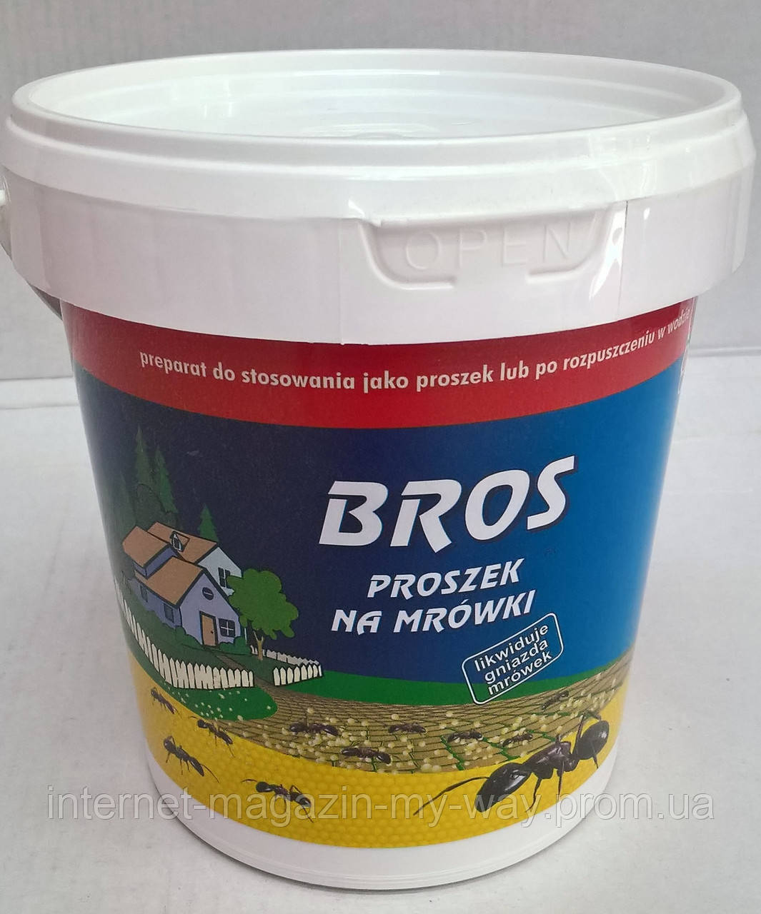 Инсектицидное высокоэффективное средство Bros (Брос) порошок от муравьев 500 г, BROS Польша - фото 1 - id-p1620004638