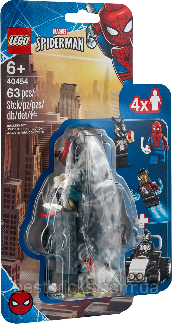 Lego Super Heroes Людина-Паук проти Венома і Залізного Венома 40454, фото 1