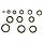 Набір латунних шайб з гумовими кільцями 245 штук діам. 6 - 30 мм для гідравліки, фото 4