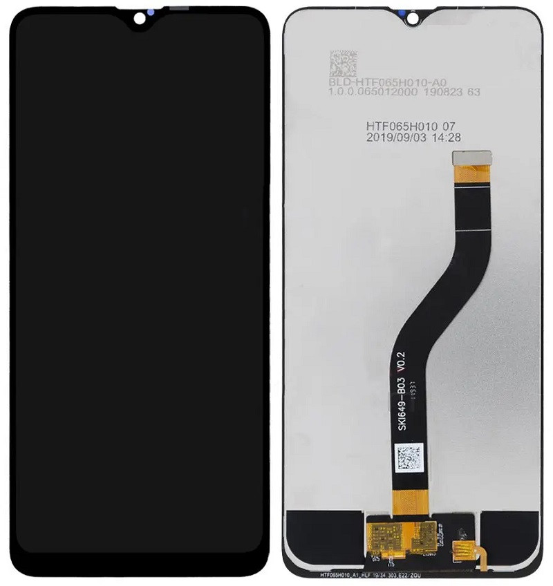 Дисплей Samsung Galaxy A20s A207 с тачскрином, оригинал 100% Service Pack, Black