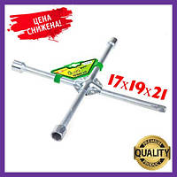 Ключ Балонный крест 17х19х21 мм, 1/2 крестообразный баллонный