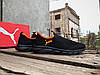 Чоловічі літні кросівки мокасини дихаючі Puma Black Orange чорні з помаранчевим, фото 8