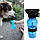 Портативна поїлка PET BOTTLE прогулянкова пляшка з чашею для собак, фото 3