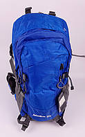 Рюкзак туристичний 40 L з металевою спинкою на 5 відділів 50x30x14 см Синій