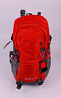 Рюкзак туристичний 40 L з металевою спинкою на 5 відділів 50x30x14 см Червоний