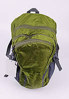 Рюкзак туристичний 20 L з жорсткою спинкою на 3 відділення 43x25x14 см Зелений