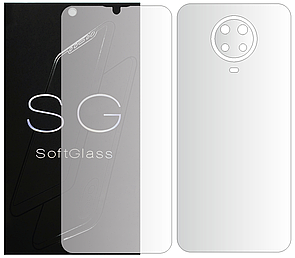 Бронеплівка для Nokia G20 TA-1336 комплект: для передньої і задньої панелі зносостійка поліуретанова SoftGlass