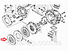 142-1601130 Диск зчеплення ведмедиковий фередо КАМАЗ б/асб (RIDER) 14.1601130, фото 4