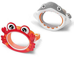 Маска для плавання 55915 (12) 2 види, від 3 до 8 років