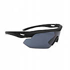 Окуляри балістичні Swiss Eye Nighthawk BLACK! + кріплення для окулярів, фото 4