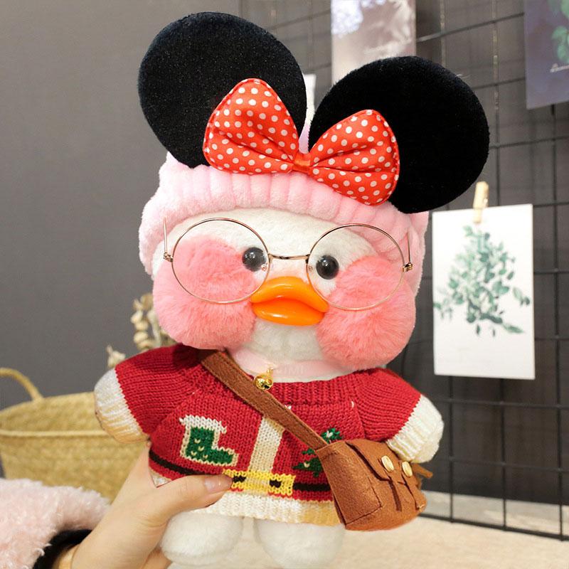 Оригинал Уточка Лалафанфан для девочки (Lalafanfan), утка мягкая ...