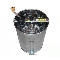 Медогонка на 3 рамки неповоротна, нержавіюча сталь AISI 430, ремінна