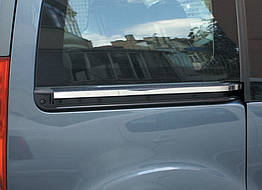 Молдинги на зсувні двері OmsaLine для Citroen Berlingo 2008-2018 нержавіюча сталь (2 шт.)